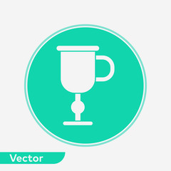 Latte vector icon sign symbol