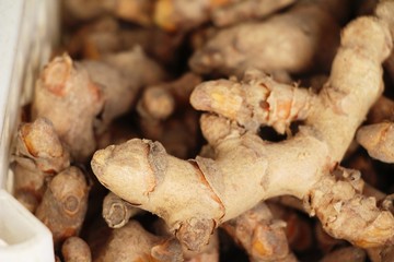Fresh turmeric root is herb for health