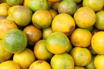 orange fruit is delicious at street food