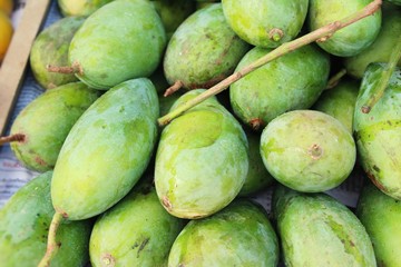 Mango fruit is delicious at street food