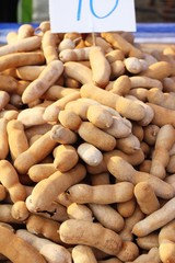 Tamarind fruit is delicious at street food