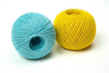 colorful spools of thread