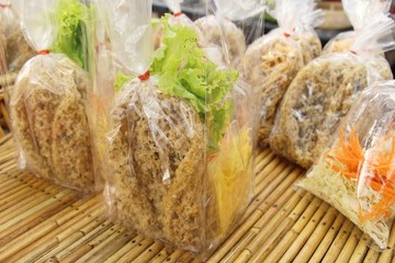 Fried snapper spicy mix vegetable is delicious