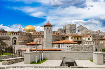 Fototapeta premium Scenic Medieval Town, Rabati, Akhlatsikhe, Georgia, May.2017