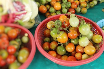 Fresh tomatoes for cooking in street food