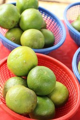 Fresh lemon for cooking at street food