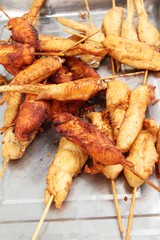 Fried chicken is delicious in street food