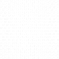 Abstract seamless pattern of small digits one and zero in white colors