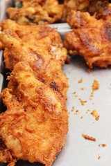 Fried chicken is delicious in street food