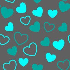 Valentine's day seamless pattern,