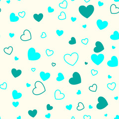 Valentine's day seamless pattern,
