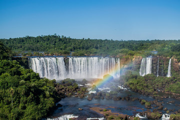 iguaçu falls and rainbow