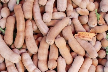 Tamarind fruit is delicious at street food