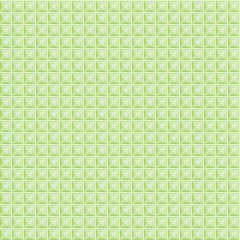 Seamless geometric pattern in green color made of thin flat trendy linear style lines. Inspired of banknote, money design, currency, note, check or cheque, ticket, reward. Watermark security. Vector.