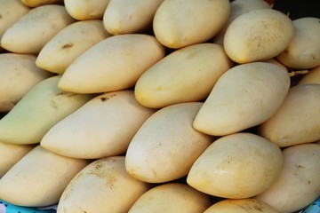 Mango fruit is delicious at street food