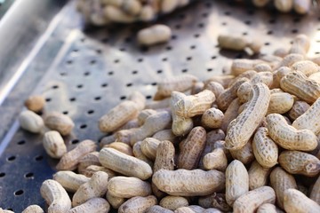 Boiled peanuts is delicious at street food