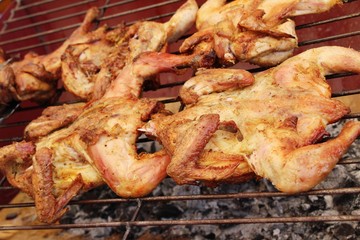 Grilled chicken is delicious at street food
