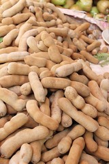 Tamarind fruit is delicious at street food