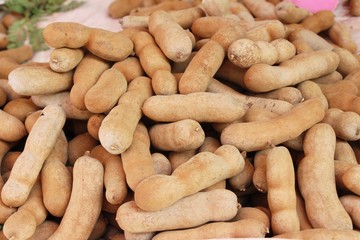 Tamarind fruit is delicious at street food