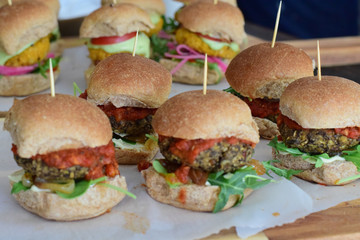 healthy eating vegan sliders
