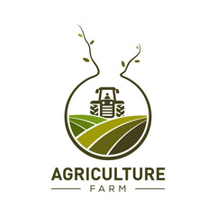 Agriculture Company Logo Design Template