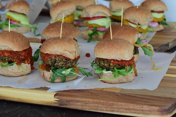 healthy eating vegan sliders