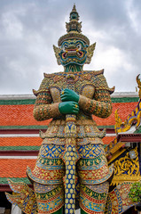 Fototapeta premium Gran Palace Wat Phra Kaew Temple in Bangkok, Thailand