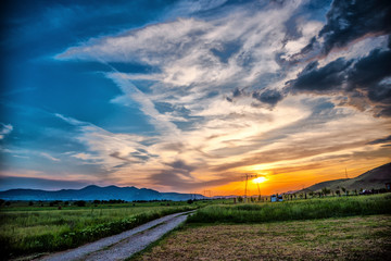 Fototapeta premium Springtime landscape