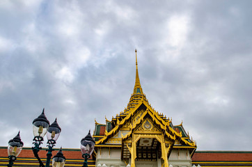 Fototapeta premium Gran Palace Wat Phra Kaew Temple in Bangkok, Thailand