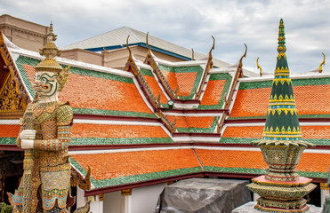 Gran Palace Wat Phra Kaew Temple in Bangkok, Thailand