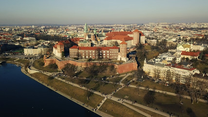 Fototapeta na wymiar Poland, Krakow, Wawel Castle