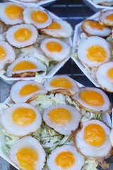 Quail eggs is delicious in street food