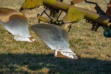  plough (plow) close up in the detail