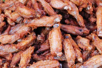 Fried chicken is delicious in street food