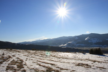 view of mountains