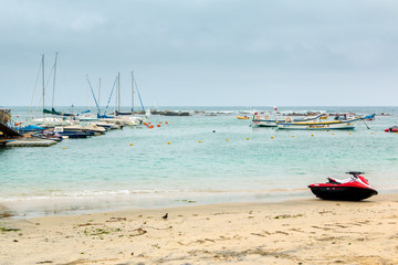 Fototapeta premium Paisaje a la orilla del mar
