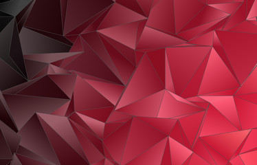 Abstract Low-Poly triangular modern background