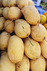 Ripe mango fruit delicious at street food