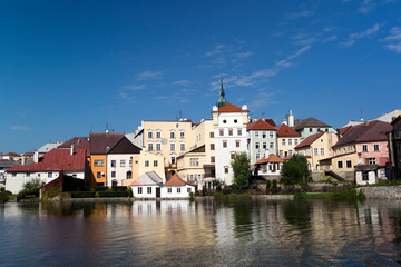 Fototapeta na wymiar Jindrichuv Hradec castle in South Bohemia, Czech Republic