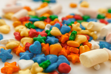 candy and marshmallows 