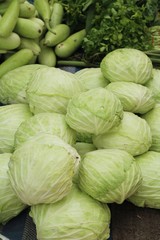Head cabbage for cooking at street food