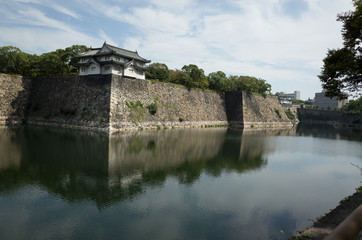 Fototapeta na wymiar Osaka castle