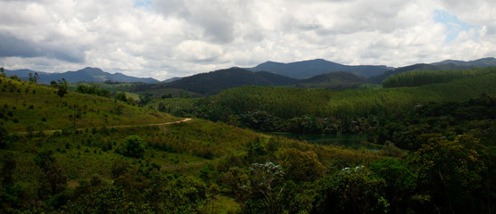 Fototapeta premium panorama of mountains