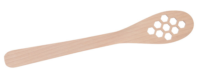 Wooden honey spoon natural cutlery