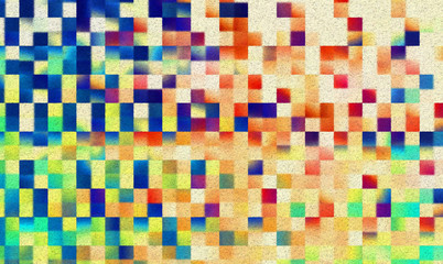 Abstract square blocks shapes gradient pattern background