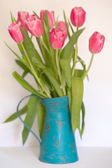 tulips in a vase