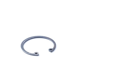 snap ring for car repair. on a white background