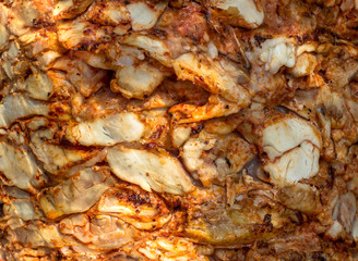 texture of kebab meet