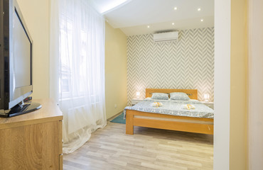 Apartment interior, bedroom