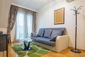 Interior of a loft apartmet living room